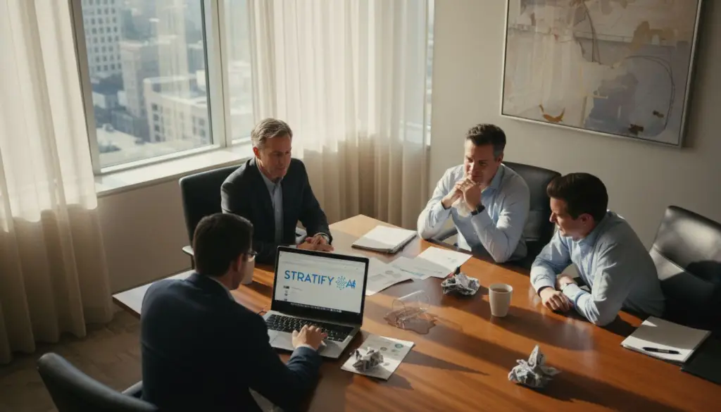 Vállalati vezetők számára szervezett megbeszélés, ahol az etikai kérdések kerülnek a középpontba