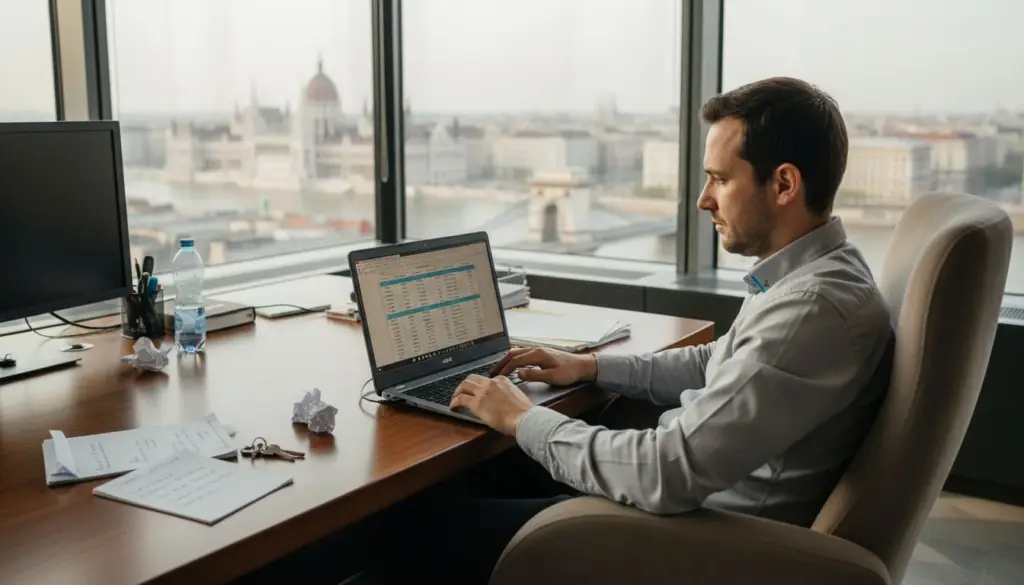 Egy irodai középvezető mindennapi munkájában már mesterséges intelligenciára támaszkodik.