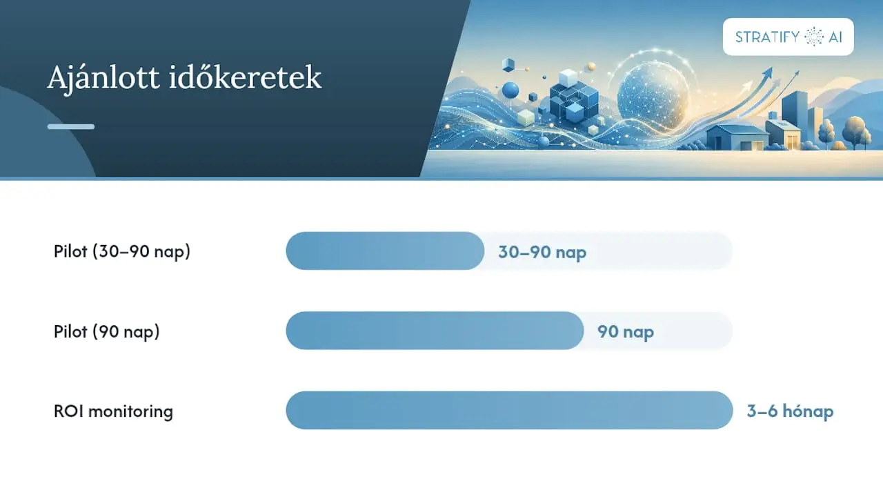 Áttekintő diagram az AI pilóták sikerességének kulcstényezőiről