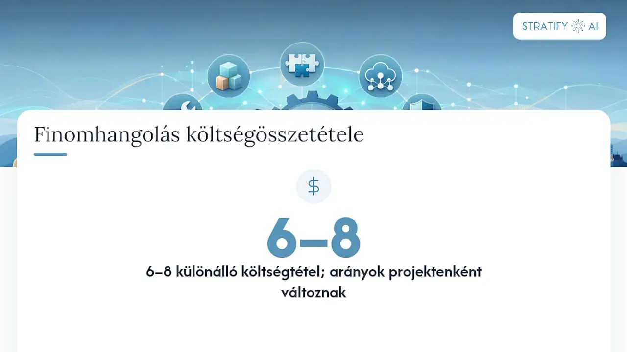 A finomhangolás költségeit bemutató ábra