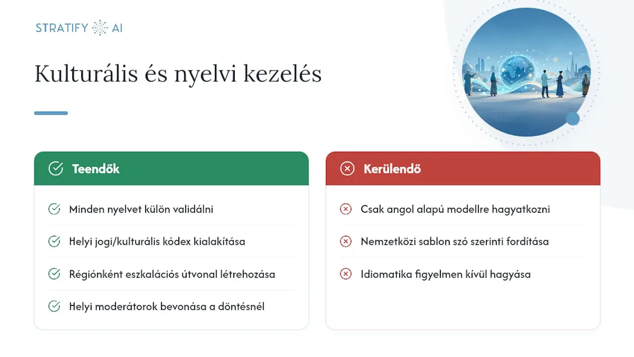 Hogyan kezelje a rendszer a kulturális és nyelvi különbségeket? — overview diagram