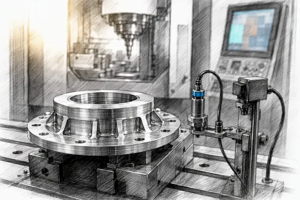 AI-érzékelőkkel felszerelt CNC-megmunkáló cella